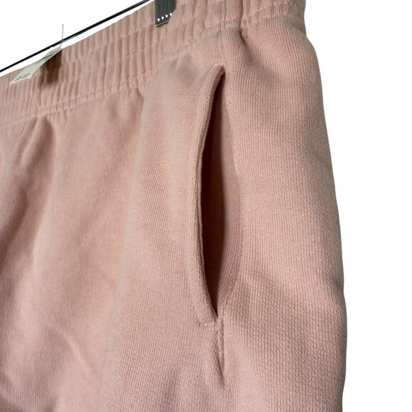 NWT Offline by Aerie Light Pink Throw-Back Fleece Shorts with Pockets - Large - Picture 3 of 7